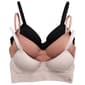 Womens Danskin 3pk Seamless Molded Wire-Free Bra DS3951-3PKH - image 1