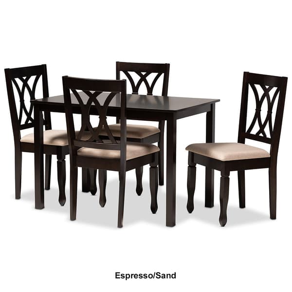 Baxton Studio Reneau 5pc. Dining Set