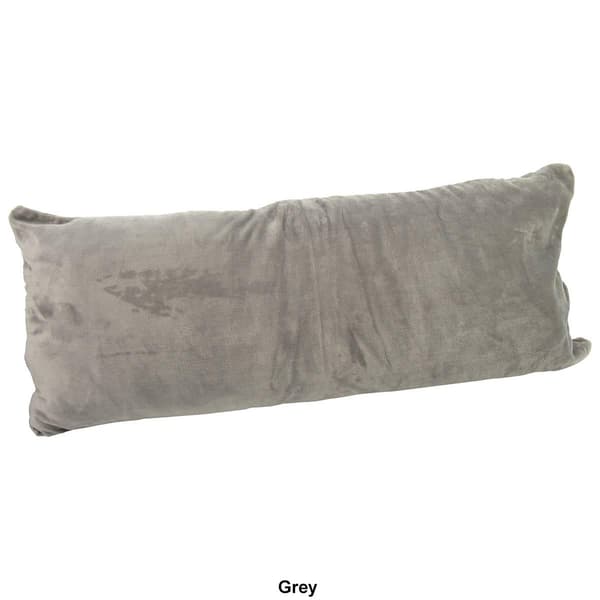 London Fog Solid Plush Body Pillow