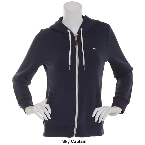 Womens Tommy Hilfiger Zip Flag Hoodie