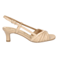 Womens Easy Street Delite Kitten Heel Dress Sandals - image 2