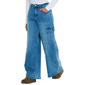 Juniors Madden Girl Wide Leg Cargo Jeans w/ Rhinestones - image 2