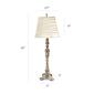 Elegant Designs Antique Style Buffet Table Lamp w/Ruched Shade - image 5