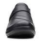 Womens Clarks&#174; Angie Pearl Black Leather Loafers - image 3