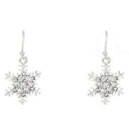 Snowflake/Wreath/Reindeer Holiday Trio Earring Set