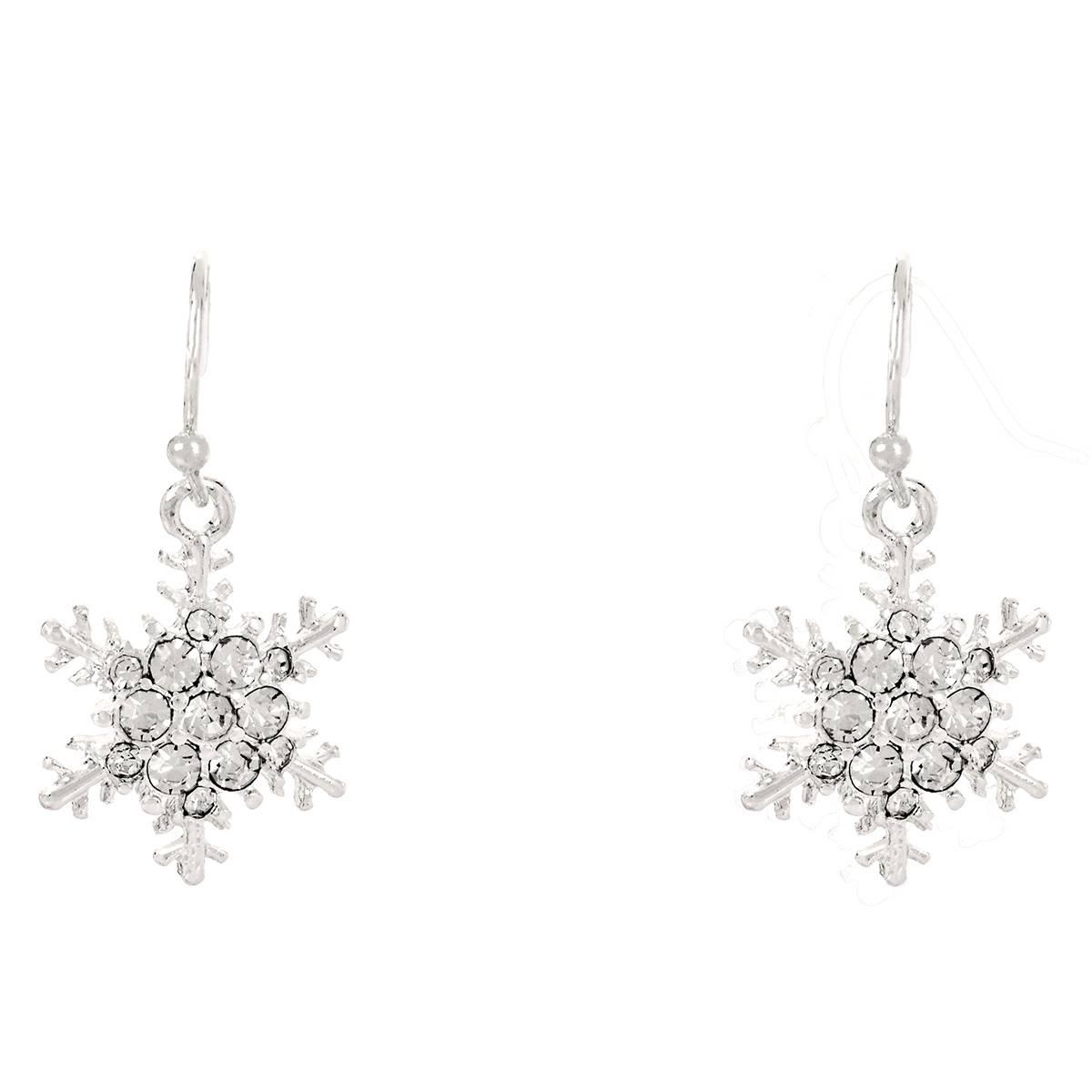 Snowflake/Wreath/Reindeer Holiday Trio Earring Set