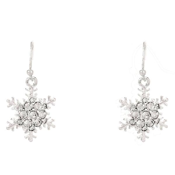 Snowflake/Wreath/Reindeer Holiday Trio Earring Set