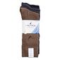 Mens Nautica 5pr. Solid Dress Socks - Brown/Multi - image 1