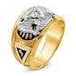 Mens Diamond Classics&#8482; 10kt Diamond 32nd Scottish Rite Eagle Ring - image 5