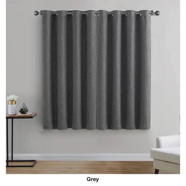 Woven Textured Blackout Panel Curtain