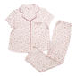 Womens Laura Ashley(R) Short Sleeve Crotchet Pajama Set - image 1