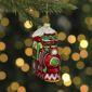 Northlight Glittered Train Christmas Glass Hanging Ornament - image 2