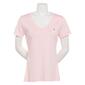 Womens Tommy Hilfiger Sport Short Sleeve Solid V-Neck Tee - image 1