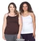 Plus Size White Mark 2pc. Solid Camisoles - image 4