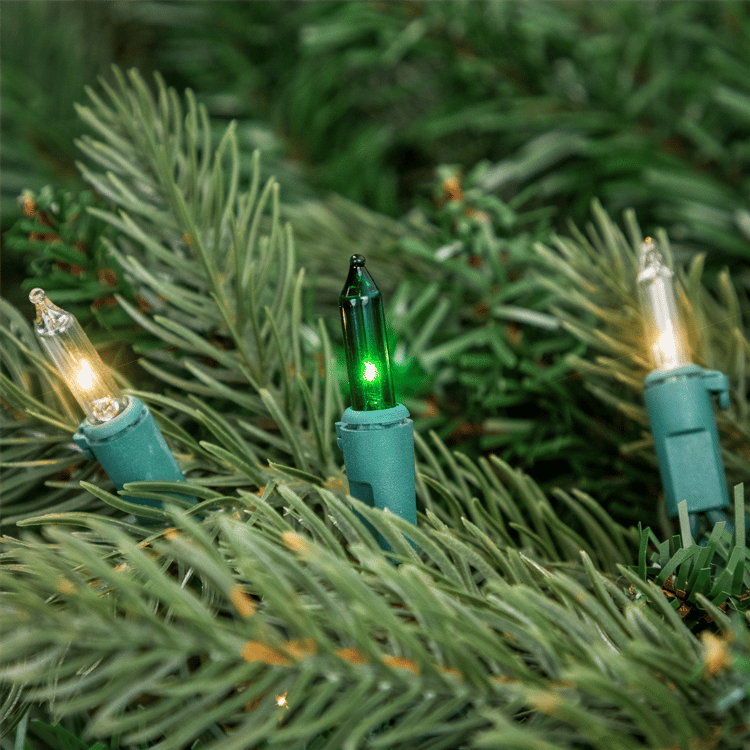 Northlight 10ft. Green & Clear Mini Christmas Light Set