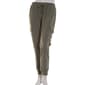 Juniors No Comment Fleece Lined Solid Cargo Pocket Joggers - image 1