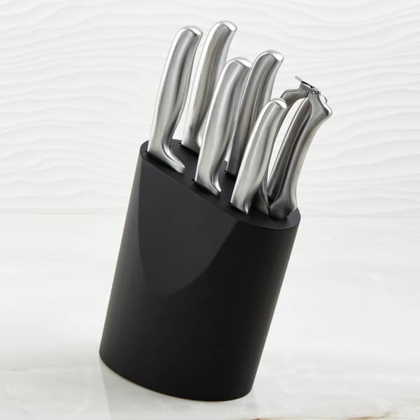 BergHOFF Frame Stainless Steel 8pc. Knife Block Set
