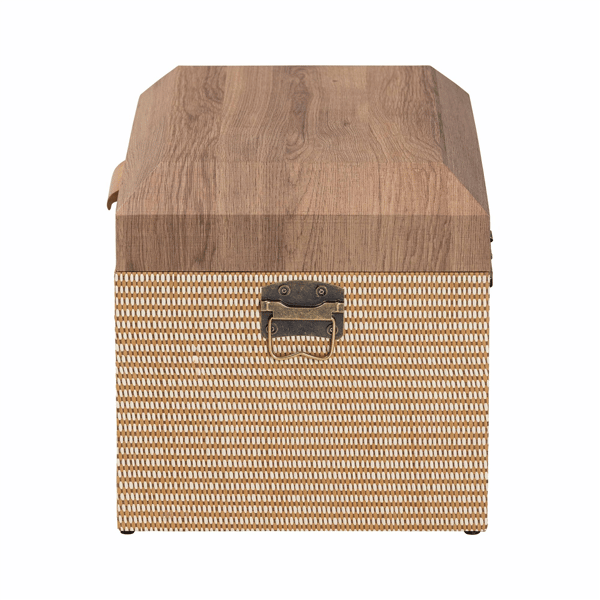 Baxton Studio Kande Woven Exterior Storage Trunk
