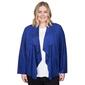 Plus Size Alfred Dunner Downtown Vibe Suede Cascade Jacket - image 1