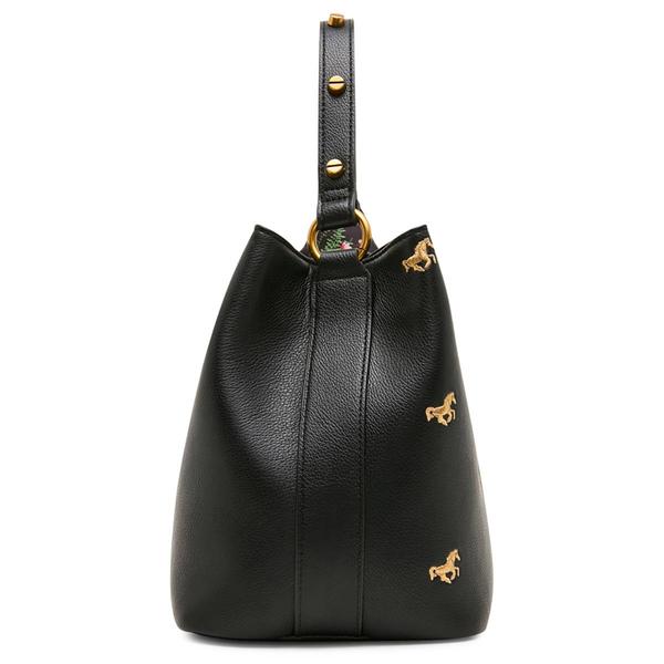 Betsey Johnson Unbridled Embroidered Horse Bucket