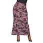 Plus Size 24/7 Comfort Apparel Paisley Fold Over Waist Maxi Skirt - image 1