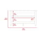 FM FURNITURE Vilna Storage Bench - image 8