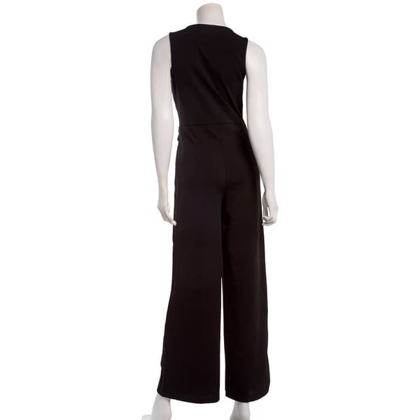 Juniors Madden Girl Knit Dobby Square Neck Vest Jumpsuit