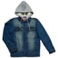 Mens Brooklyn Cloth(R) Sherpa Lined Hooded Denim Jacket - image 1