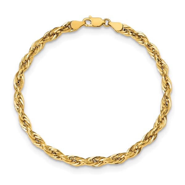 Gold Classics&#8482; 4.75mm. 14k Semi Solid Rope Chain Necklace