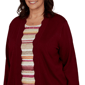 Plus Size Alfred Dunner Union Square Scallop Two in One Blouse - image 5