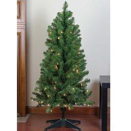 Northlight Seasonal 4ft. Pre-Lit Noble Pine Christmas Tree