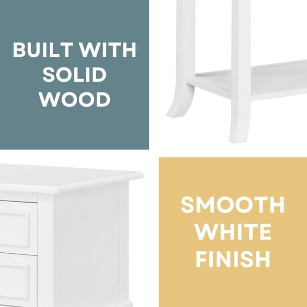 Convenience Concepts Sydney 2 Drawer End Table