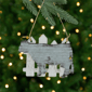 Northlight Country Rustic Cow & Picket Fence Christmas Ornament - image 1