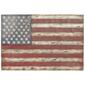 9th & Pike&#40;R&#41; Wrought Iron American Flag Rustic Wall Art - image 1