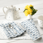 Lenox® Blue Bay Diamond Dot Reversible Placemats - Set of 4 - image 3