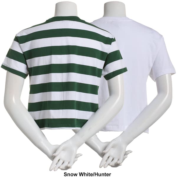 Juniors Urban Rebel 2pk. Jersey Boxy Tee Tops