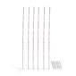Northlight 6ct. Pink LED Lighted Branch Christmas Lawn Stakes - image 2