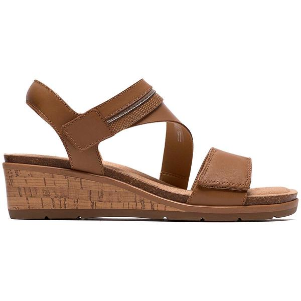 Womens Clarks® Collection Kacha Wave Wedge Sandals