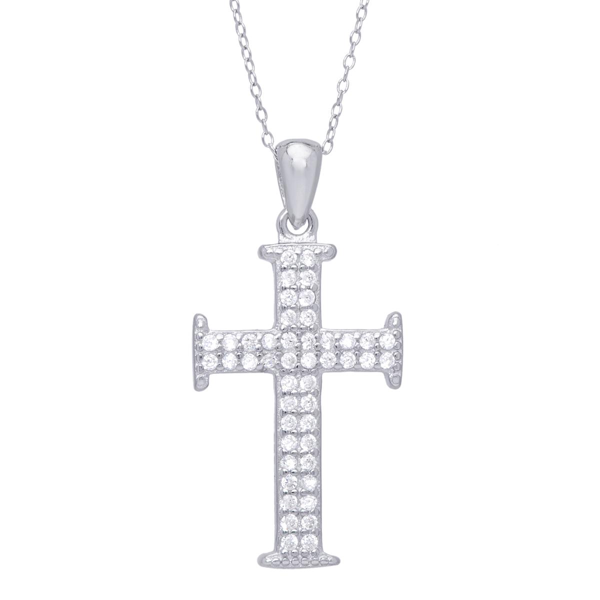 Sterling Silver Cross Pendant Necklace