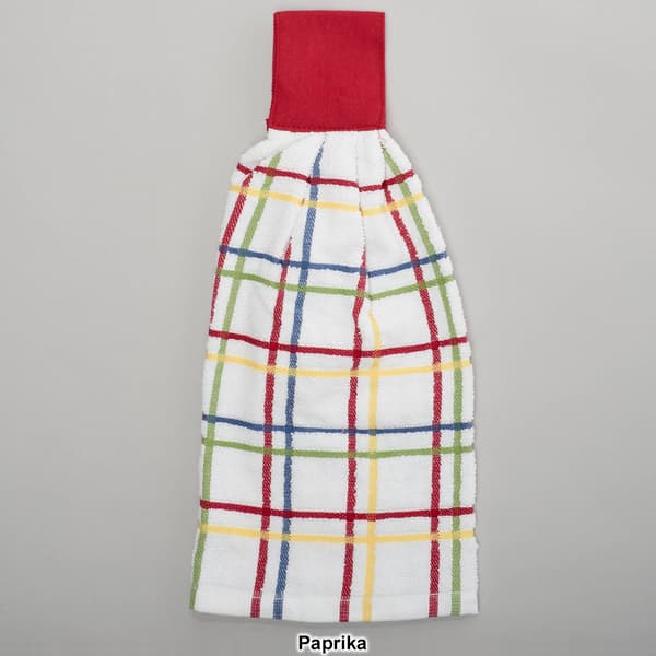 Ritz Plaid Tie Kitchen Towel