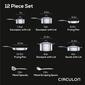 Circulon&#174; 12pc. Stainless Steel Cookware and Utensil Set - image 5