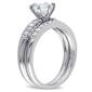 Gemstone Classics&#8482; 10kt. White Gold Aquamarine Bridal Set - image 2