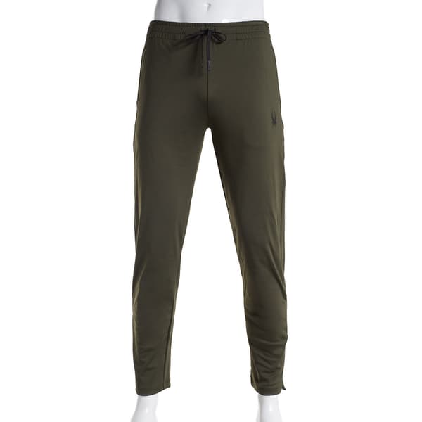 Mens Spyder 4-Way Stretch Knit Pants - Dark Hunter - image 