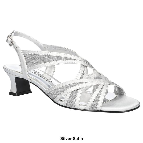 Womens Easy Street Tristen Dress Satin Sandals