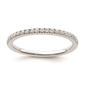 Pure Fire 14kt. White Gold Lab Grown Diamond Wedding Band - image 1