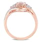 Gemstone Classics™ 10kt. Rose Gold Diamond Crossover Ring - image 4