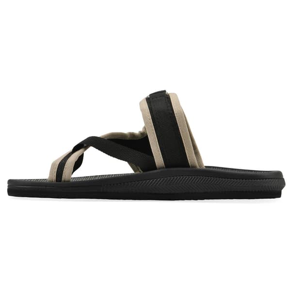 Womens White Mountain Basket Slide Sandals
