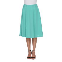 Womens White Mark Saya Flare Skirt