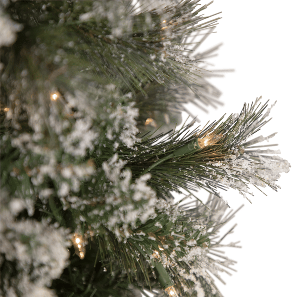 Northlight Real Touch™ 7.5ft. Pre-lit Snow Pine Christmas Tree