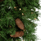 Northlight 30in. Pre-Lit Dakota Red Pine Christmas Teardrop Swag - image 6